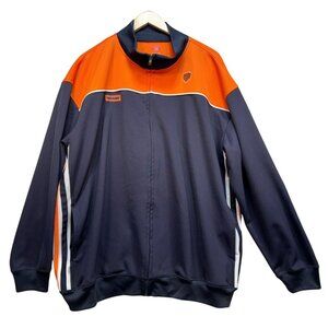 NFL Chicago Bears Track Jacket VT Imagewear 2XL Orange & Navy